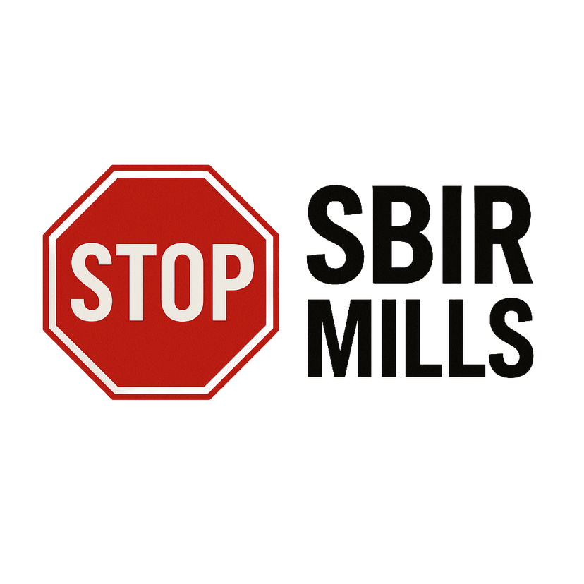 Stop SBIR Mills